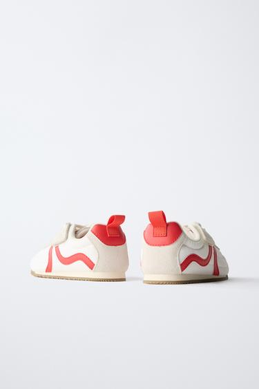 BASKET DE SPORT RÉTRO - Blanc de Zara - Image 5