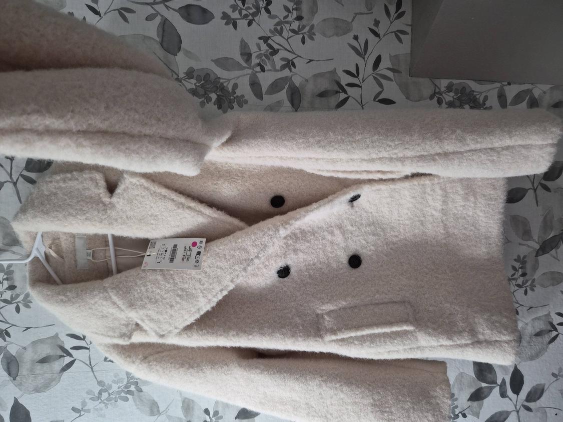 BOUCLÉ DOUBLE-BREASTED MID-LENGTH COAT - Image 6