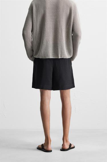 BERMUDA FLUIDE RELAXED FIT - Bleu de Zara - Image 2