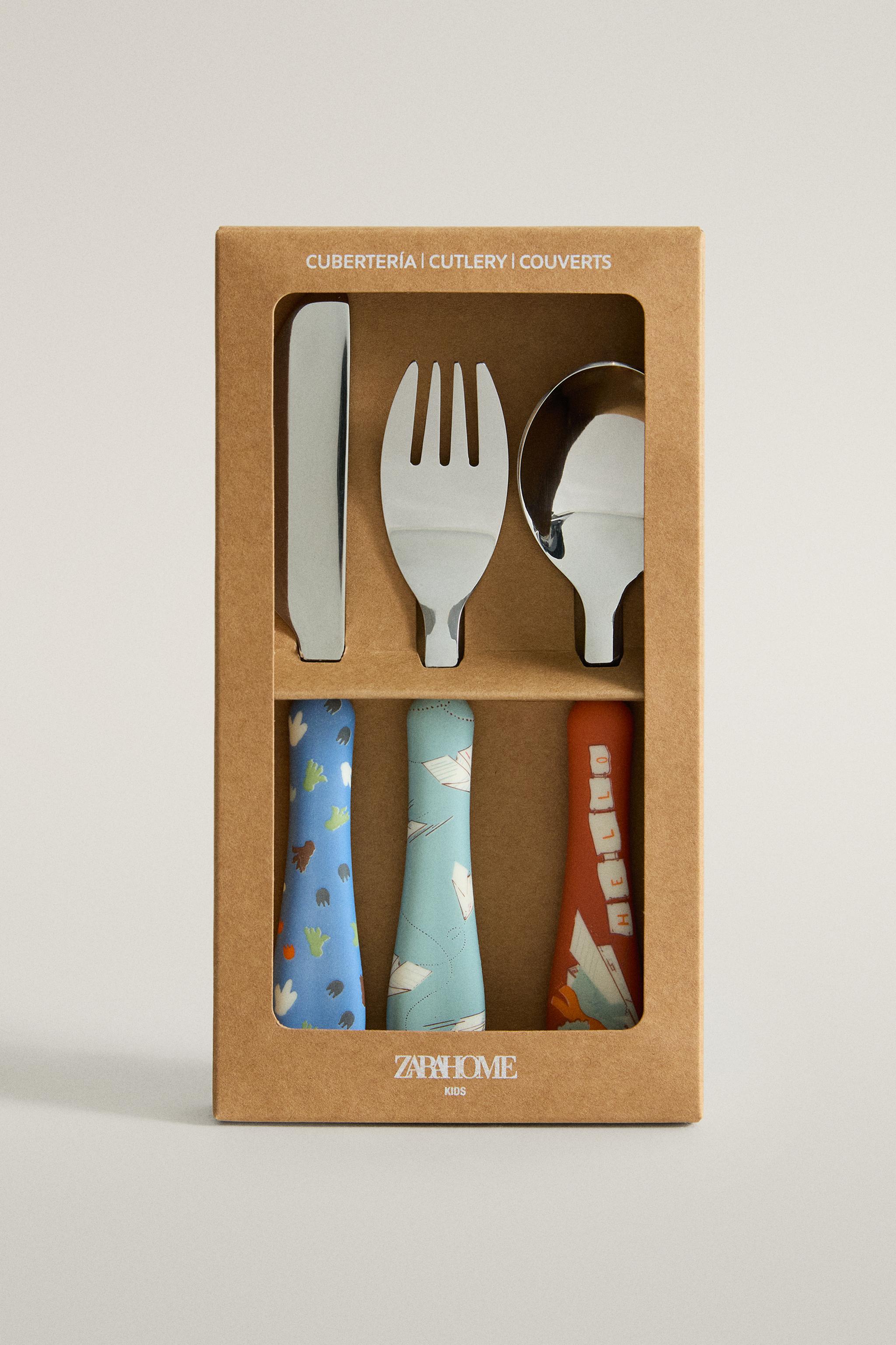 ENSEMBLE DE COUVERTS POUR ENFANT DINOSAURES