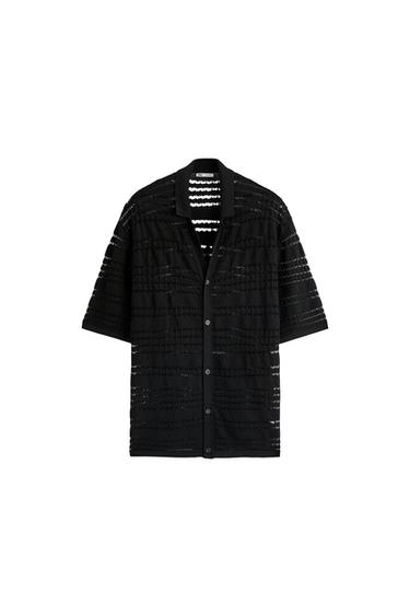 CROCHET KNIT SHIRT