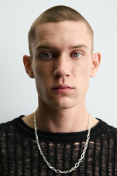 COLLAR ESLABONES COMBINADOS - Plata de Zara - Imagen 0