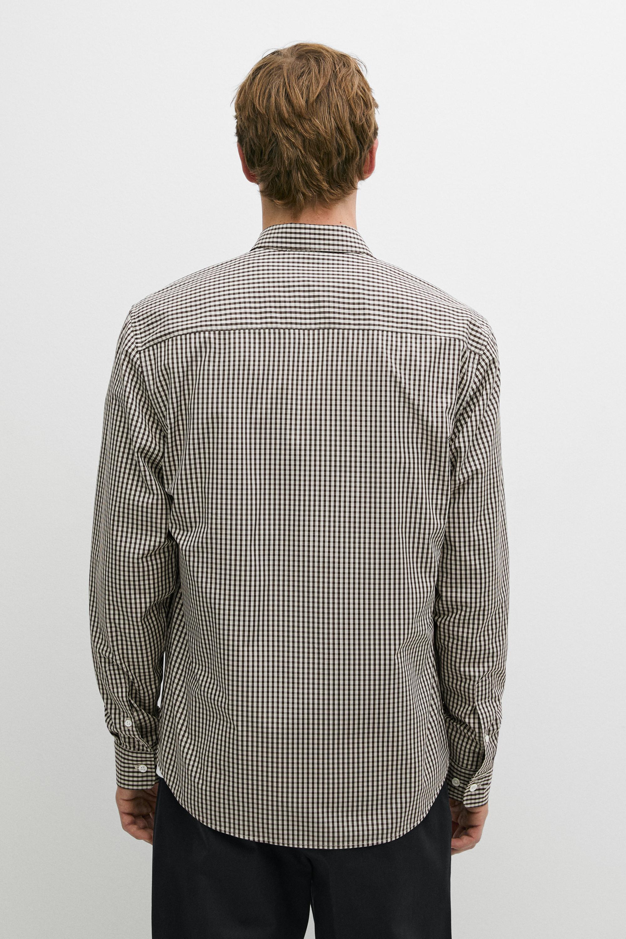 Regular fit check shirt