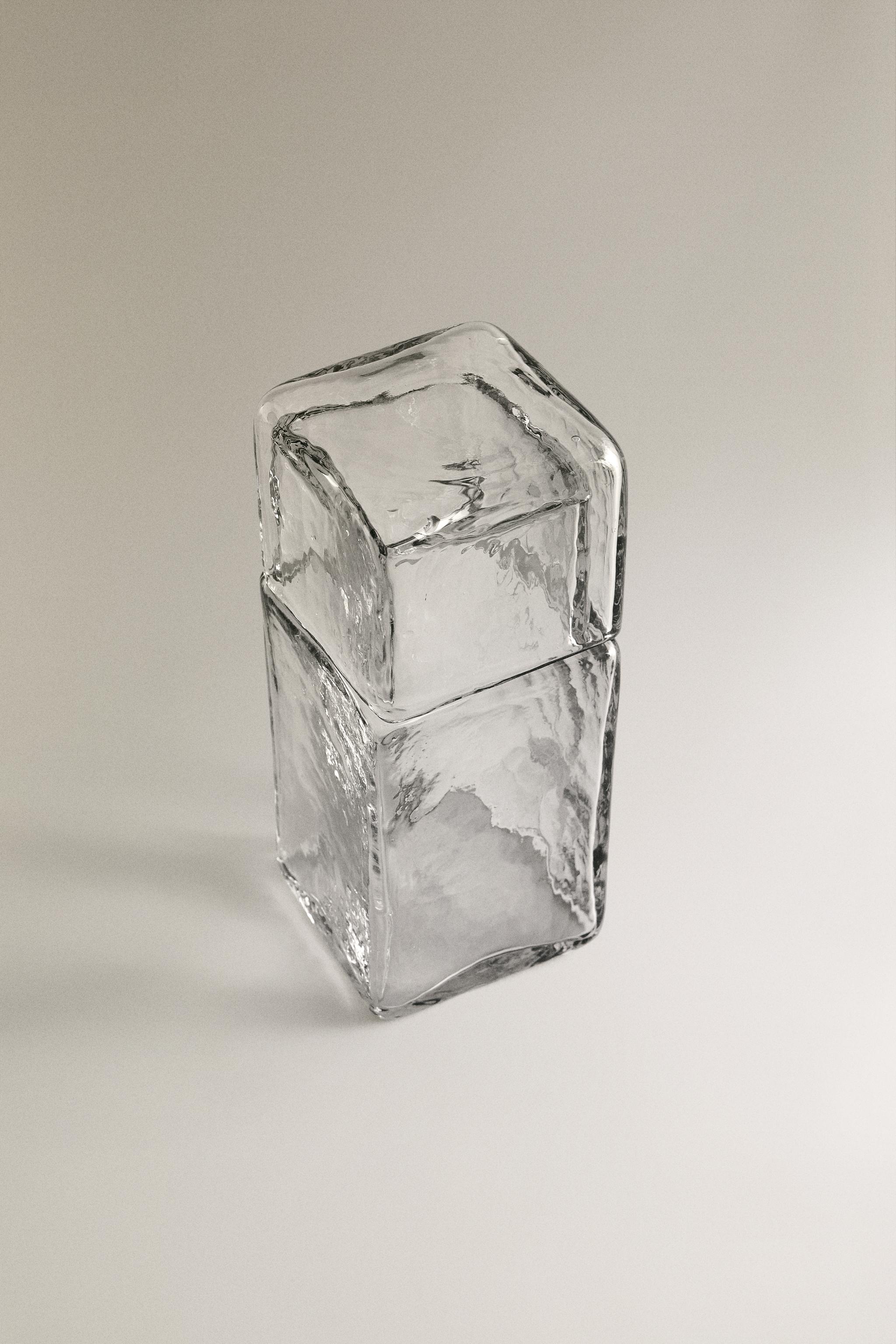 BOTTLE AND GLASS NIGHT SET (SET OF 2) - Transparent | ZARA United