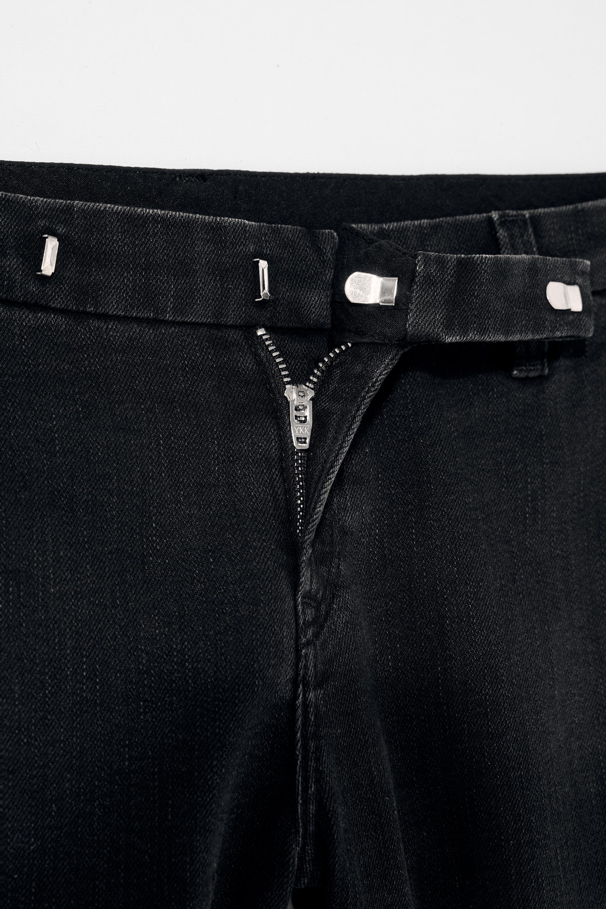 ZARA【NEW】KATE MOSS X ZARA LOW-RISE FLARE LOW-RISE FLARE JEANS KATE MOSS X ZARA - Black | ZARA United
