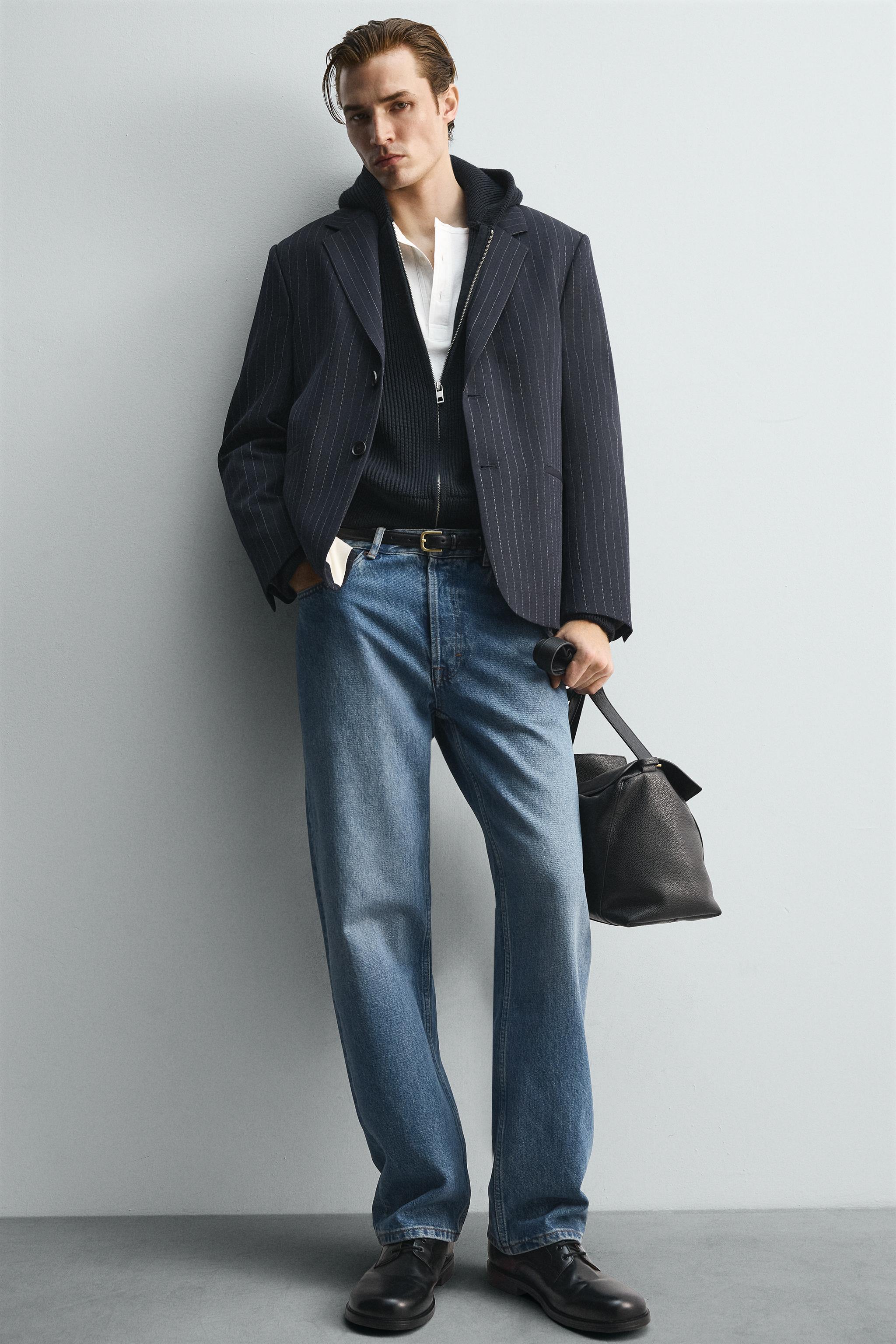 STRAIGHT-LEG JEANS LIMITED EDITION - Mid-blue | ZARA South Africa