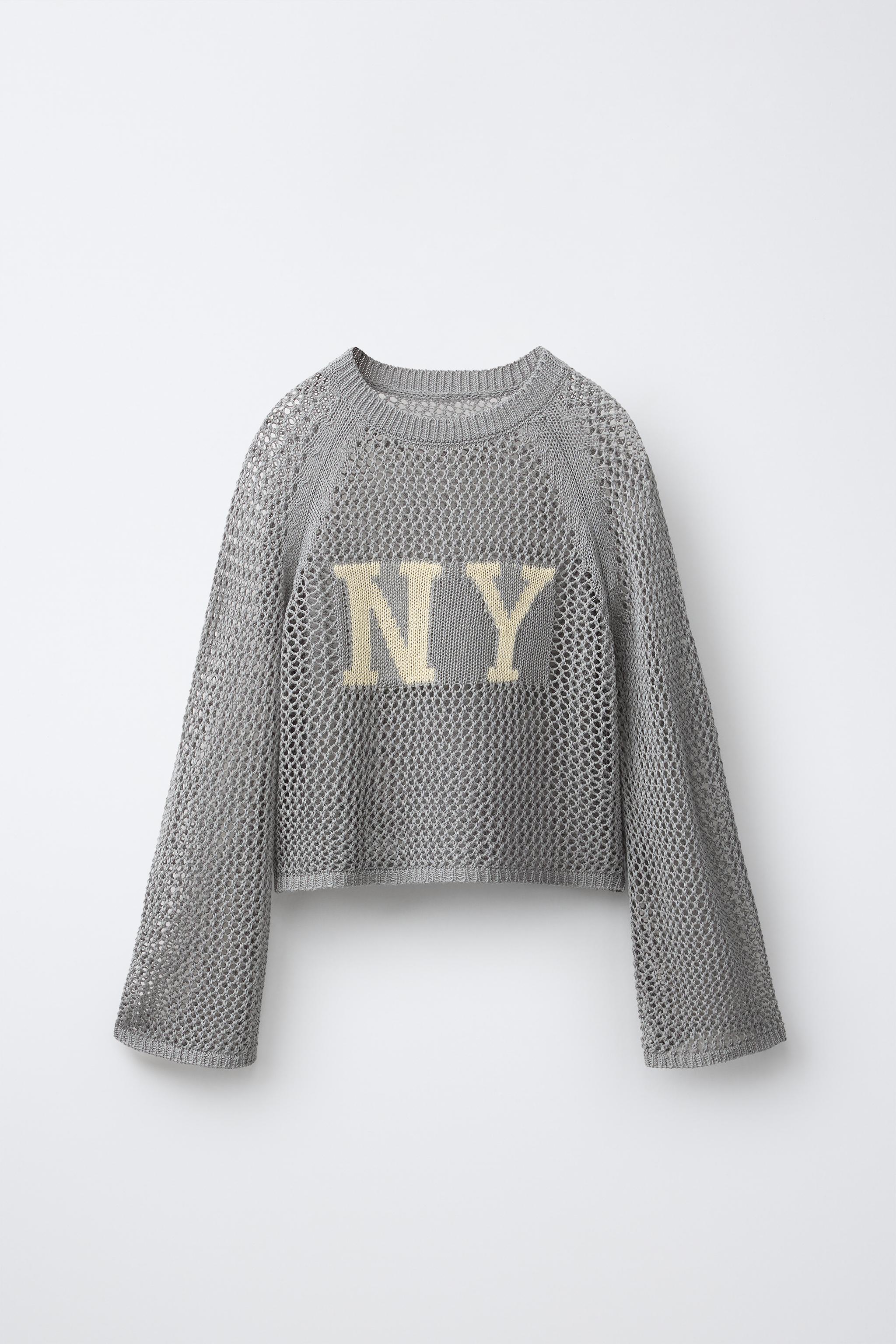 MESH TEXT JUMPER