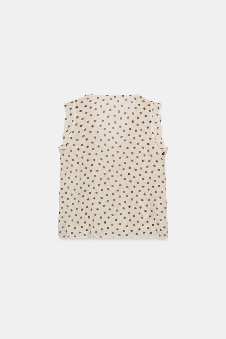 Blusa estampada de lunares 7