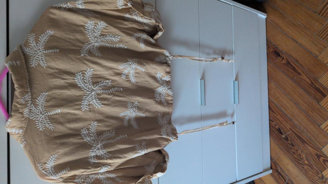 LINEN BLEND SHIRT WITH EMBROIDERY - Image 3