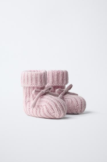 CASHMERE BOOTIES - Pink by Zara - Image 2