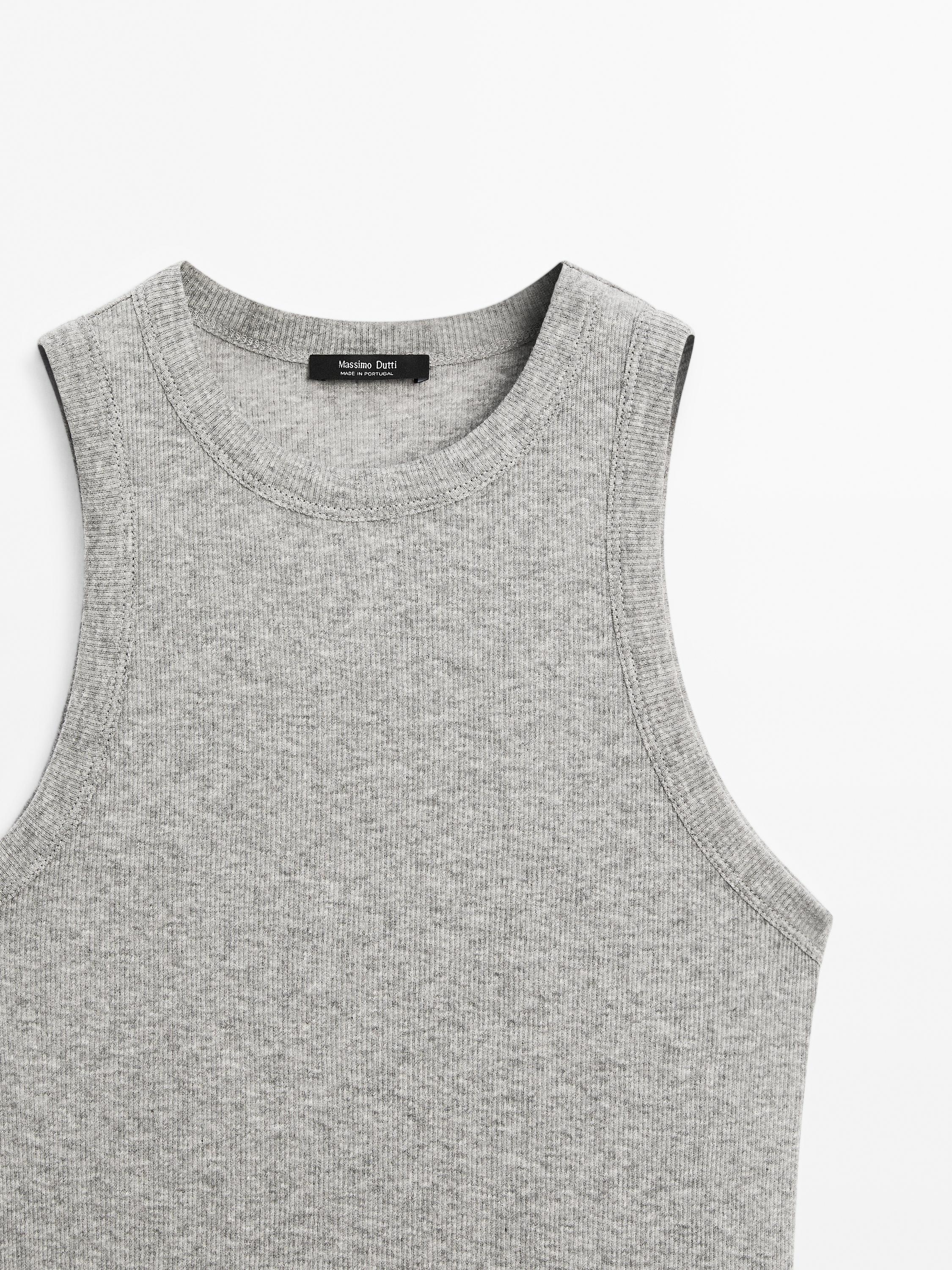 100% cotton halter top