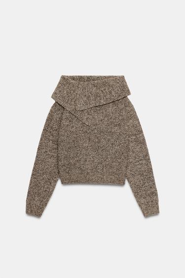 JERSEY PUNTO JASPEADO - Arena / Vigoré de Zara - Imagen 0