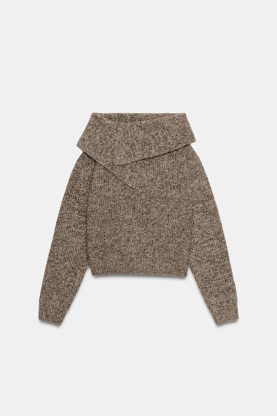JERSEY PUNTO JASPEADO - Arena / Vigoré de Zara - Imagen 0