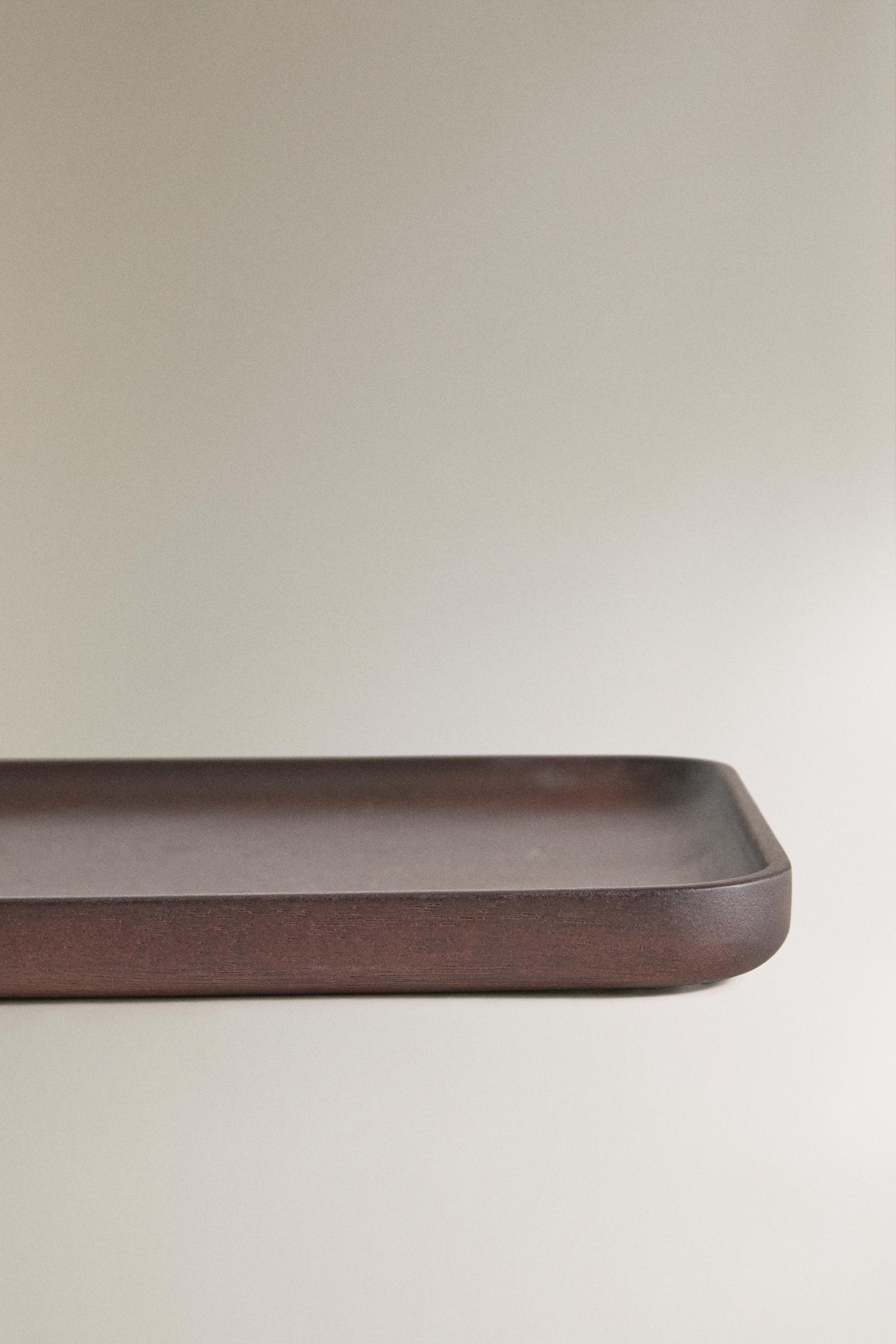 ACACIA WOOD BATHROOM TRAY