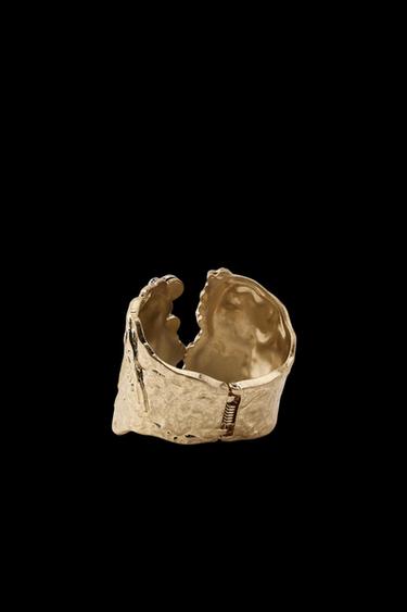 Zara RIGID STONE BRACELET - Golden