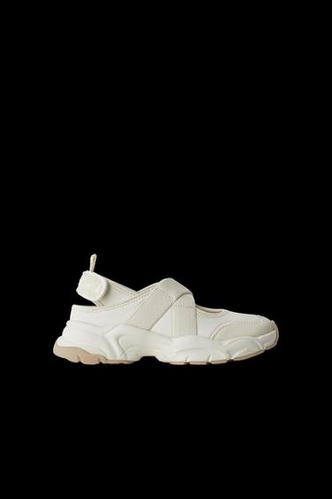 OPEN SPORTS TRAINERS - White by Zara - Image 0