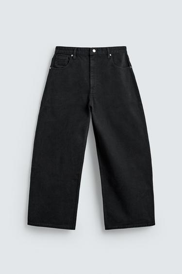 ДЖИНСЫ WIDE FIT — ЧЕРНЫЙ от Zara