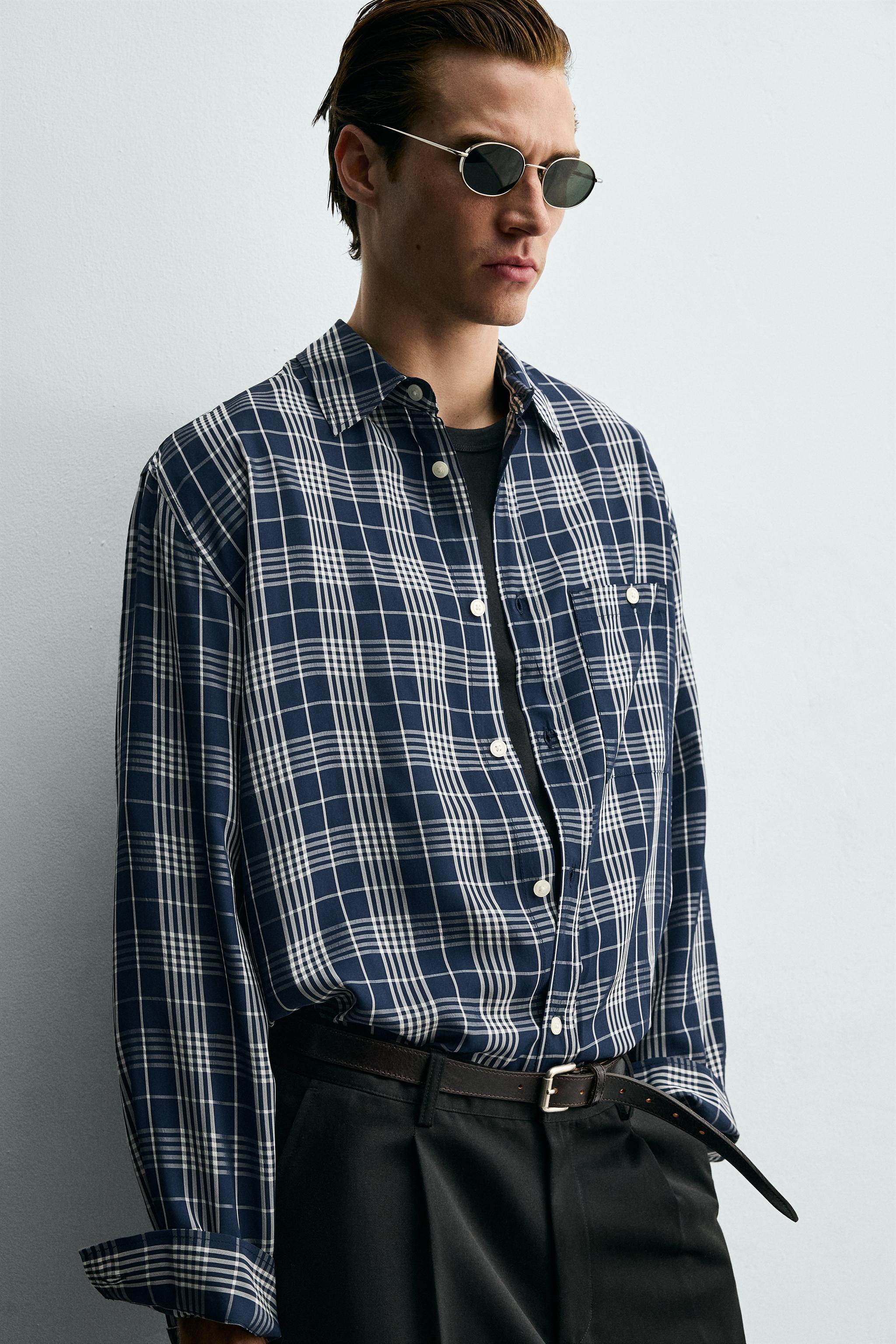 KARELİ DÖKÜMLÜ GÖMLEK