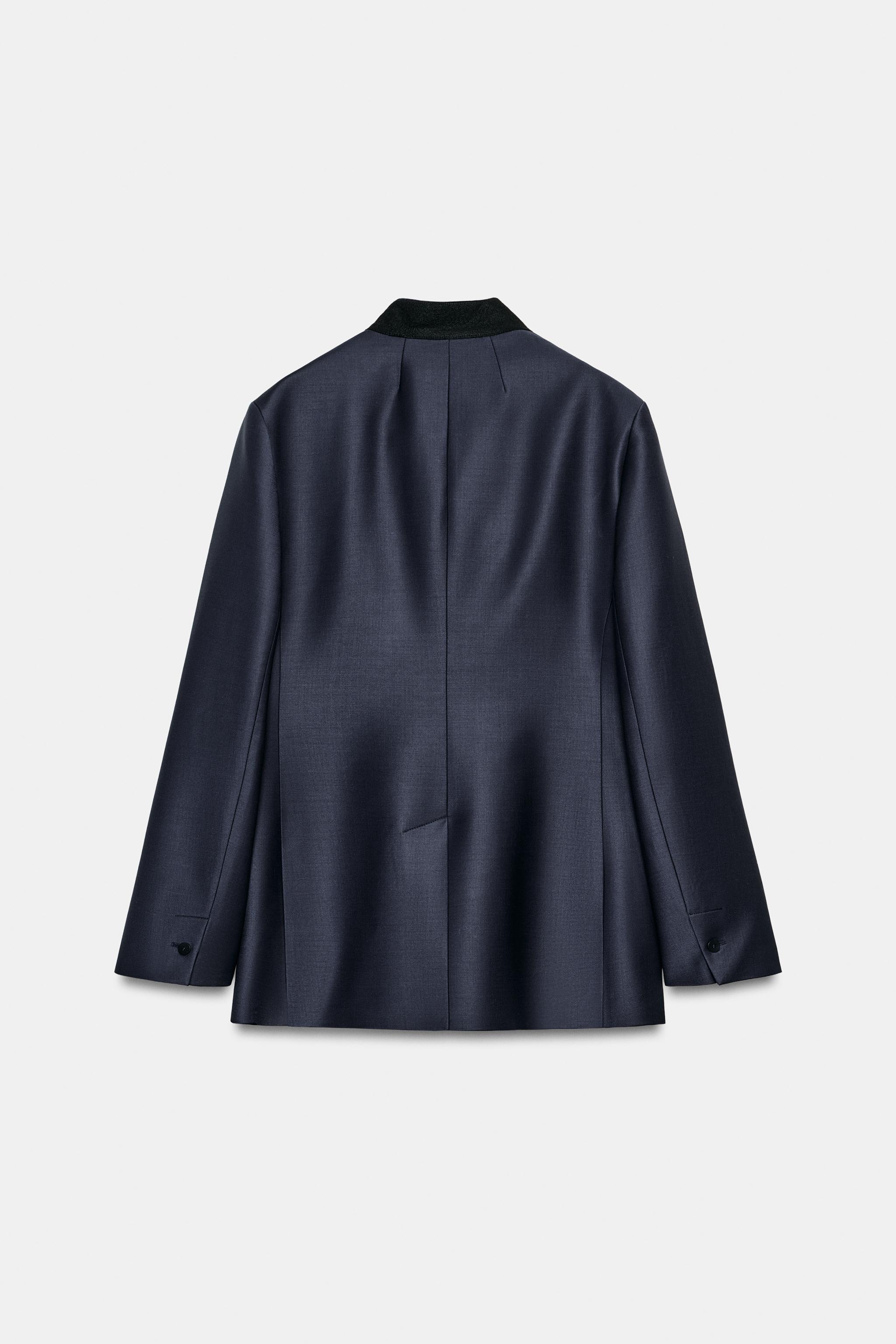 ZW COLLECTION FITTED CONTRAST BLAZER