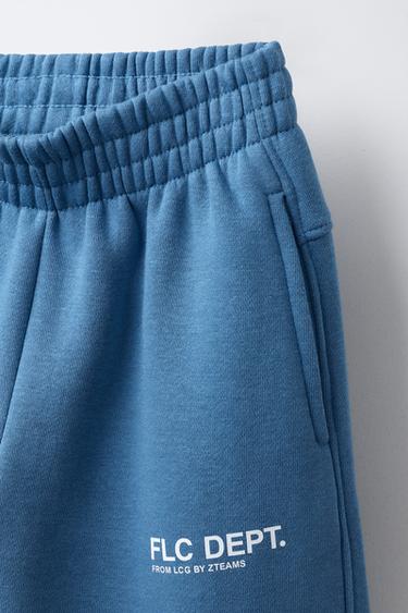 PANTALON MOLLETON JOGGER - Bleu de Zara - Image 2