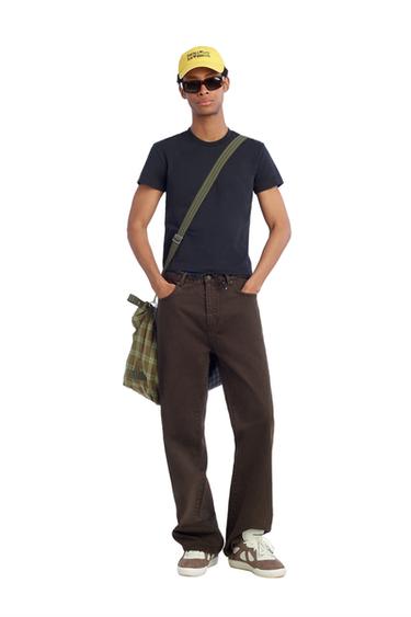FLARE FIT JEANS - Brown by Zara - Image 0