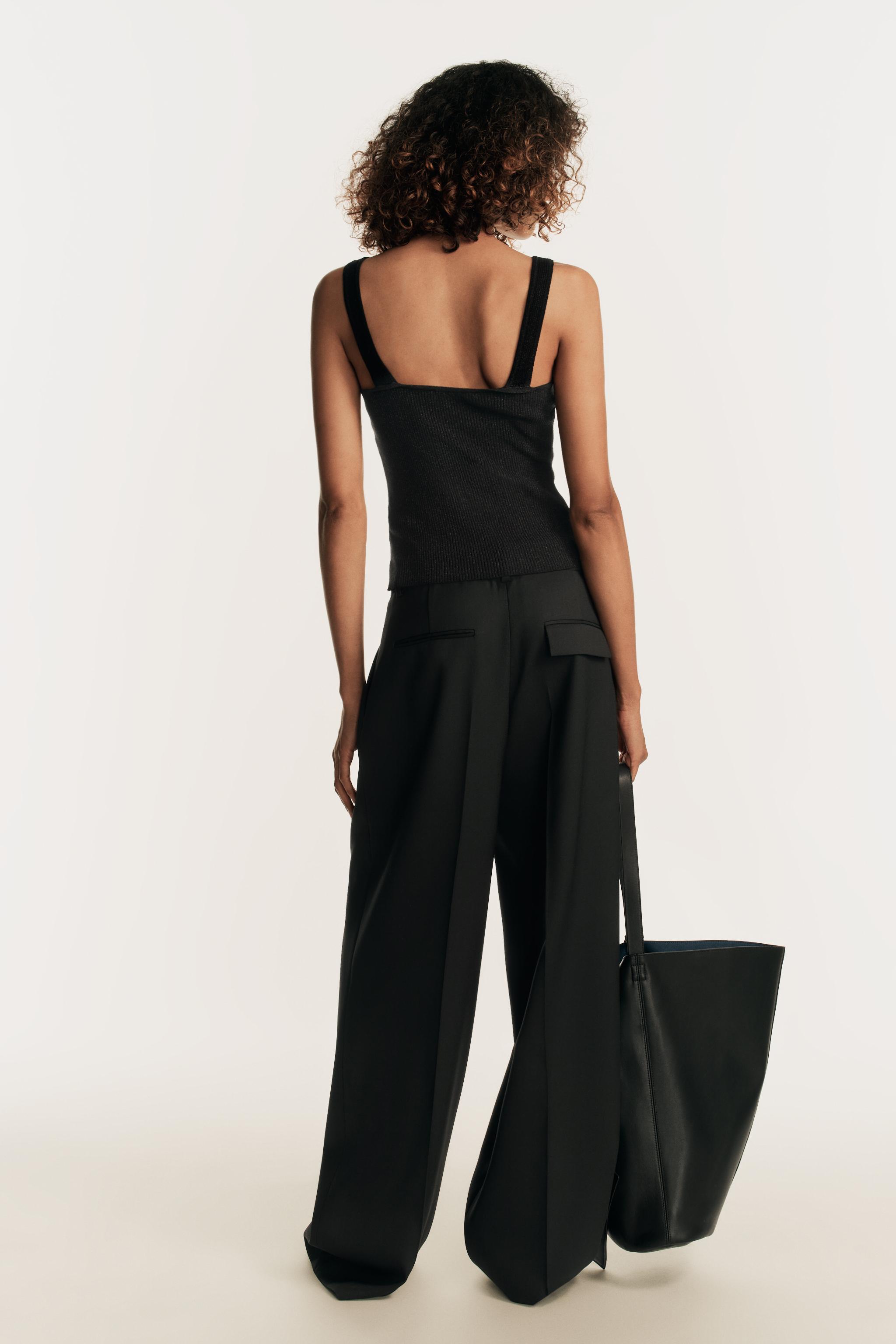 Женские свитеры Zara KNIT STRAP TOP — фото 4