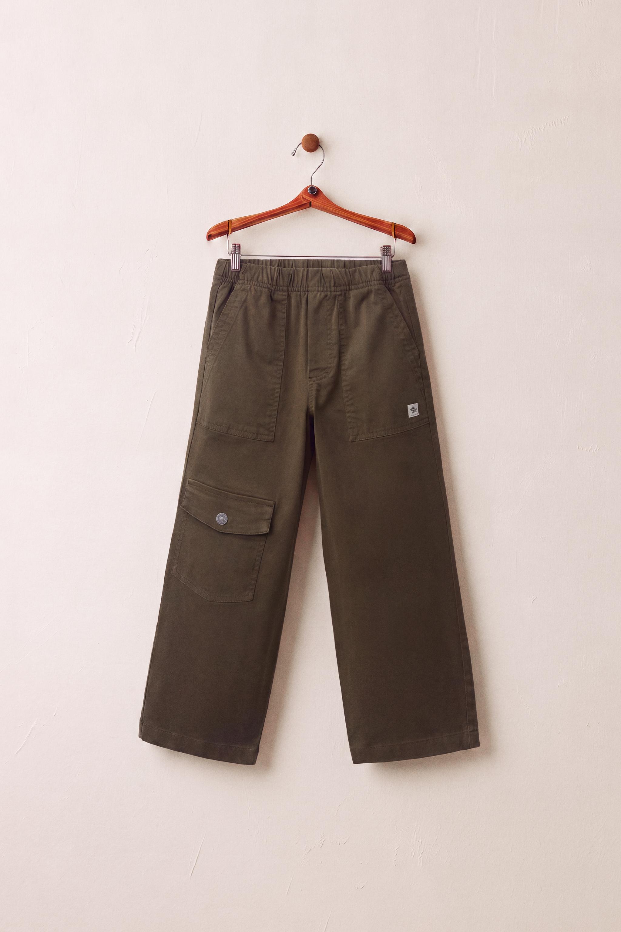 BALLOON CARGO PANTS — Brown