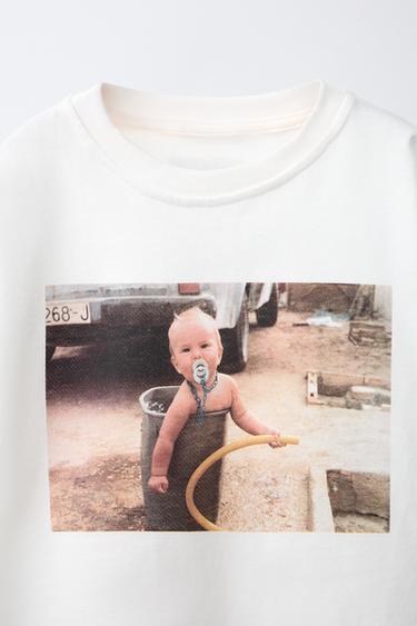T-SHIRT PHOTO PUKAS SURF - Blanc de Zara - Image 2