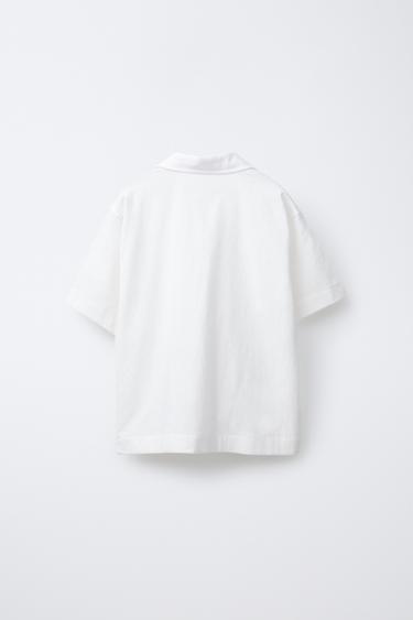 LINEN-COTTON SHIRT - White by Zara - Image 2