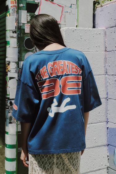 BILLIE EILISH BRAVADO™ ＴシャツブルーZaraのBILLIE EILISH BRAVADO™ Ｔシャツ - ブルー 