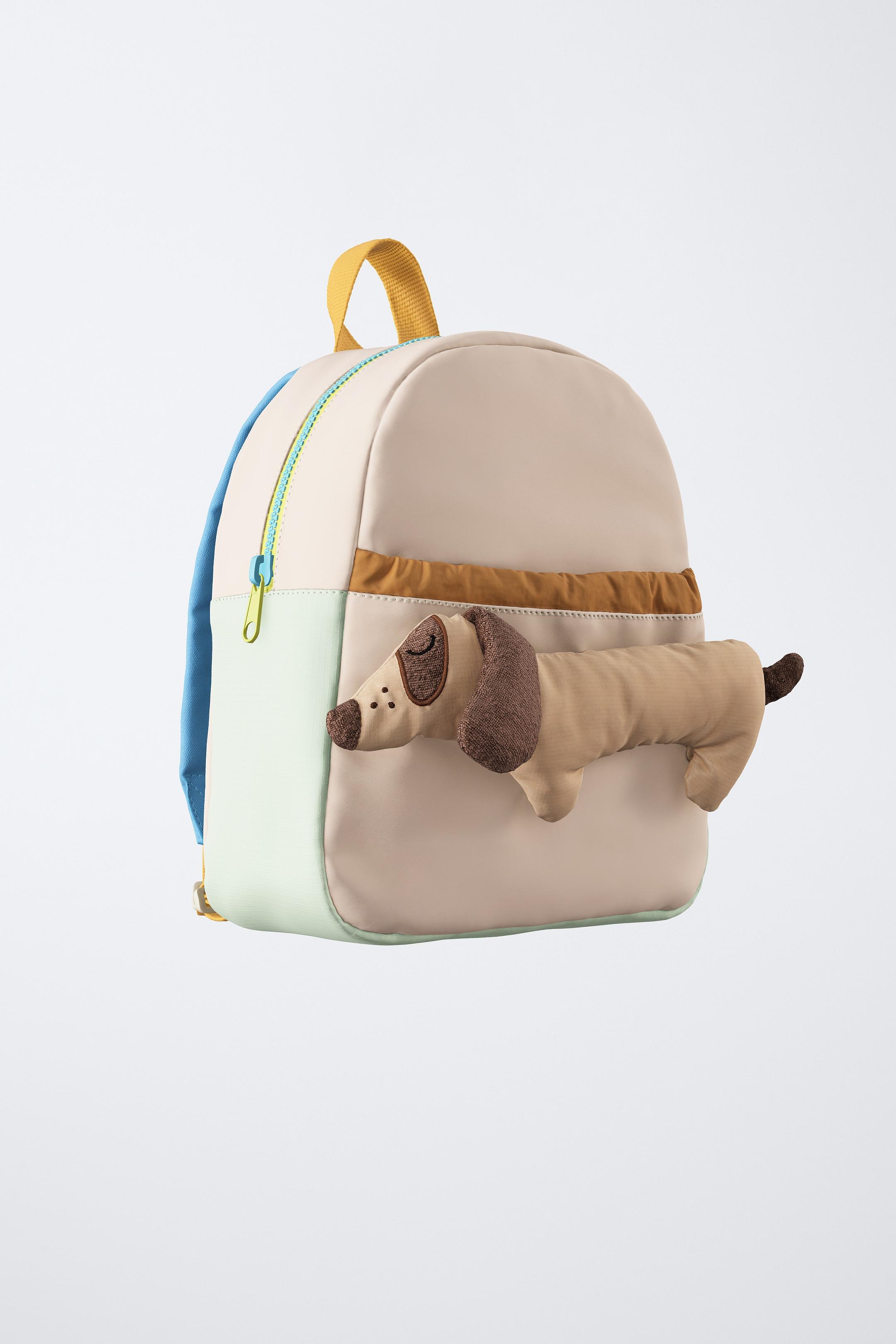 韓国犬服【papier】Raffia Work Back & Backpack PUPPY BACKPACK - Multi-color | ZARA United States