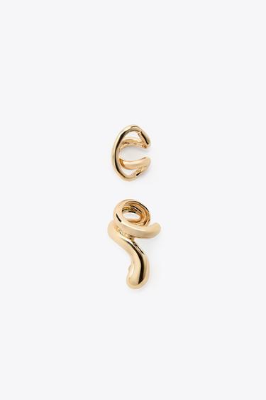 حزمة قرطي EARCUFF - ذهبي الخاص بـ Zara