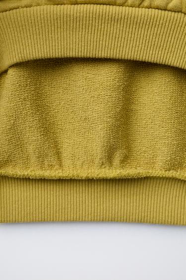 PRINTED SWEATSHIRT - Mid-yellow by Zara - Image 3