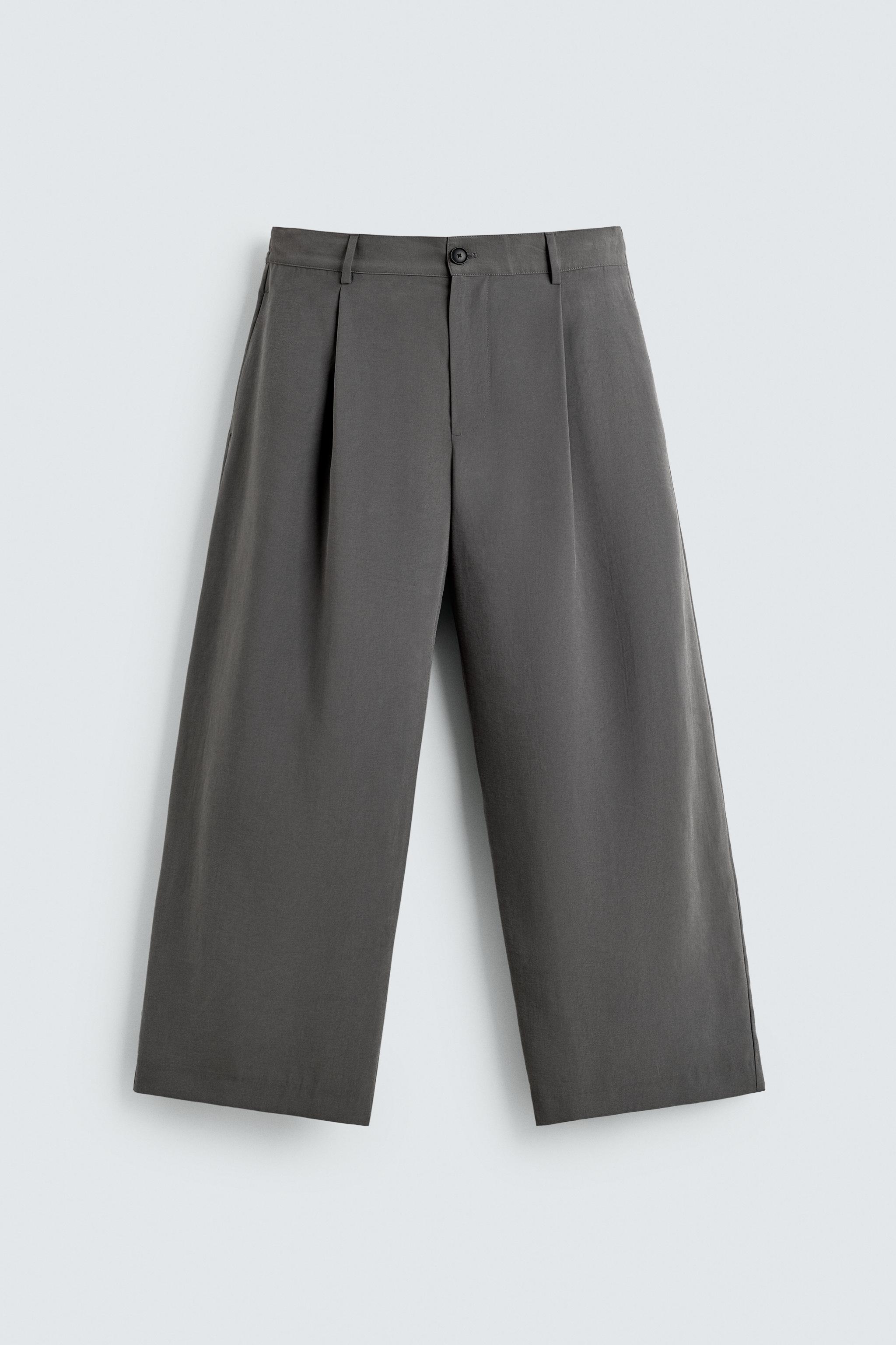 PANTALON FLUIDE À PLIS
