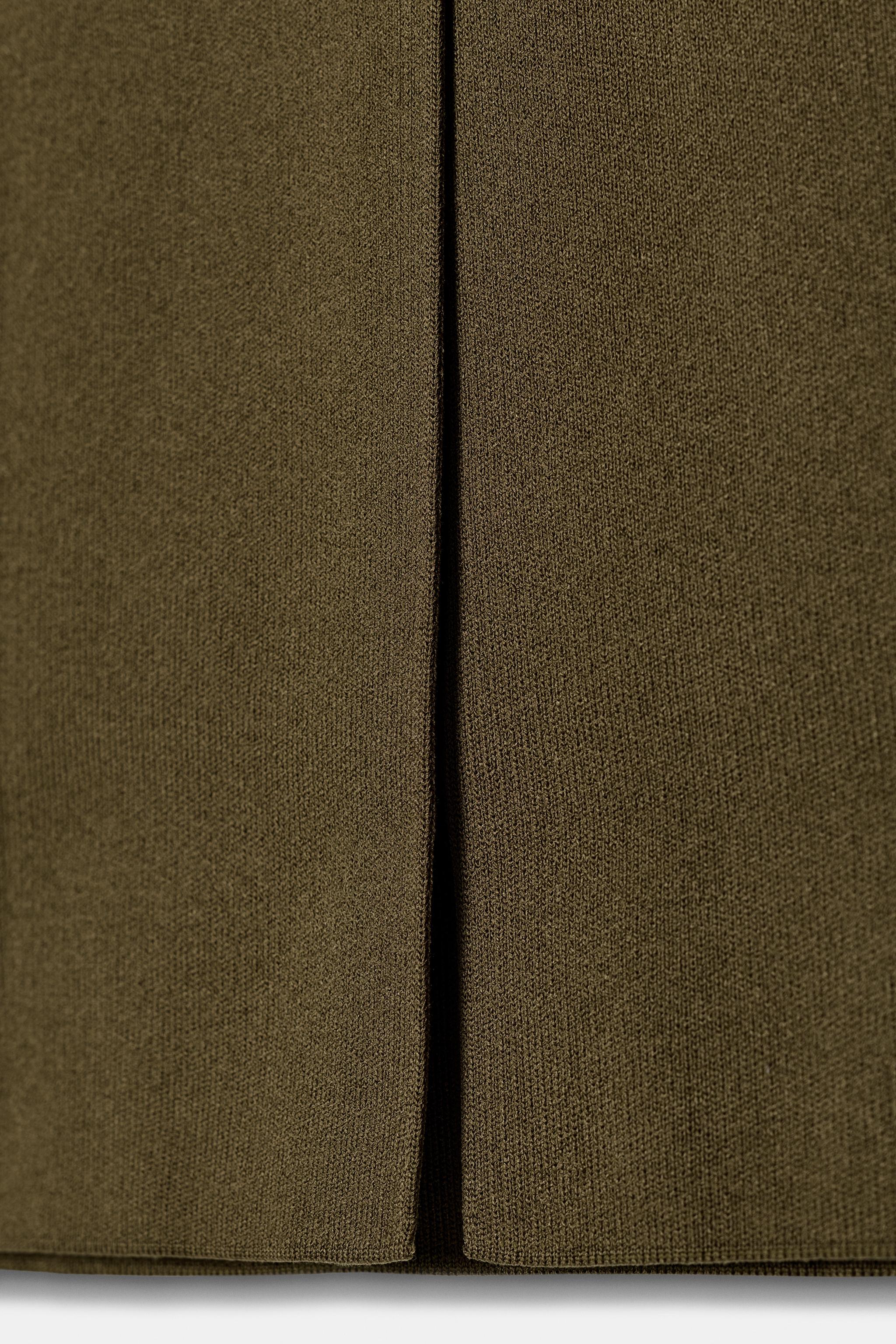 KNIT PENCIL MIDI SKIRT