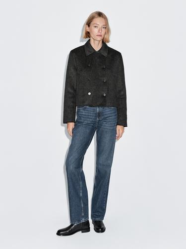 Manteau court en fausse fourrure - Cobalt de Zara - Image 0