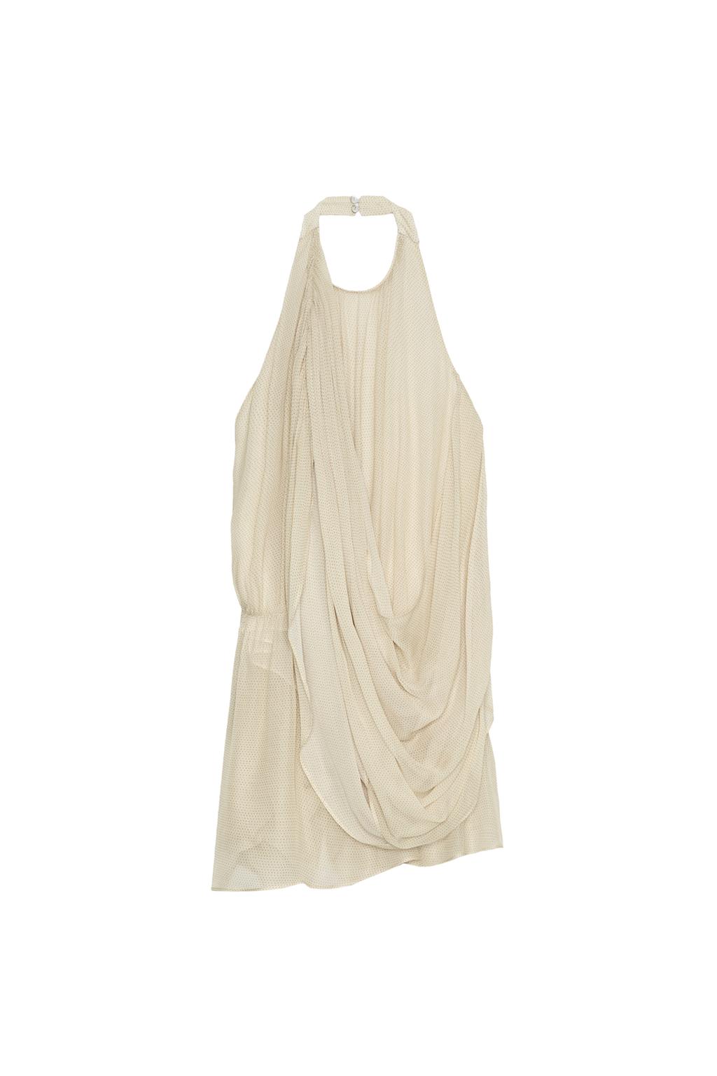 ZW COLLECTION DRAPED POLKA DOT HALTER TOP - image 3