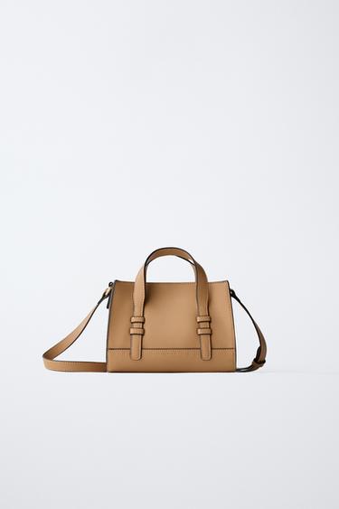SAC BANDOULIÈRE LISERÉ - Marron de Zara - Image 4