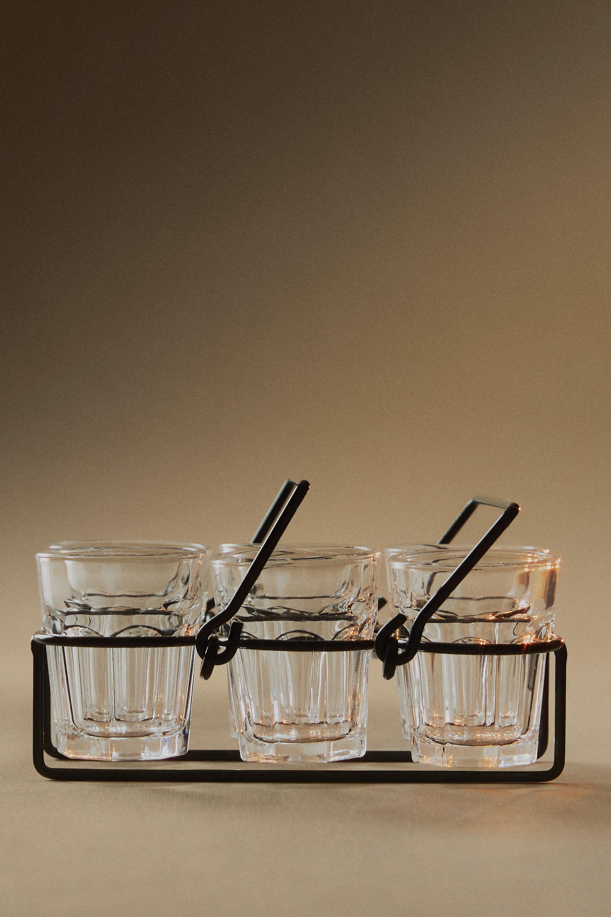 ENSEMBLE VERRES À SHOT EN VERRE POUR NOËL