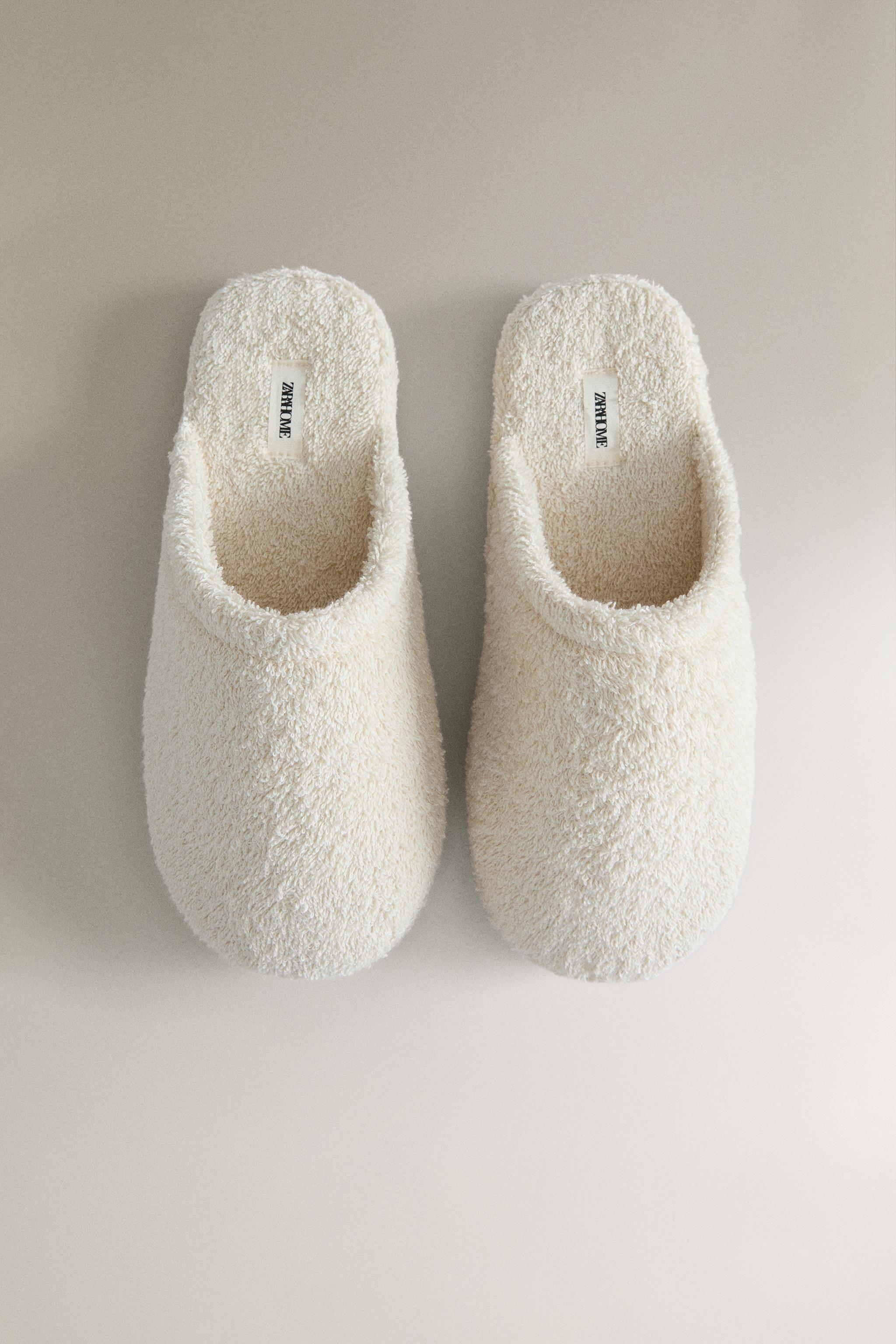 TERRY FLATFORM SLIPPERS
