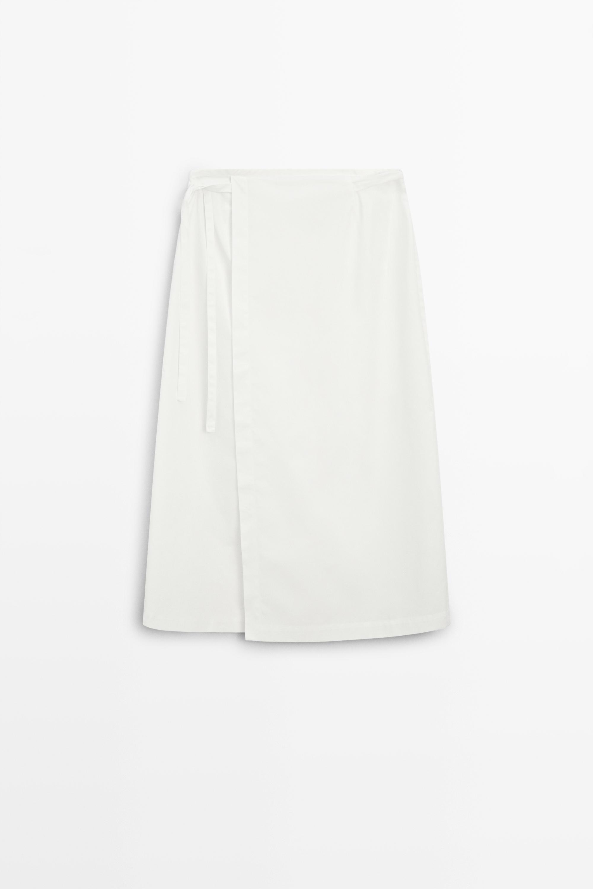 Jupe midi portefeuille - STUDIO