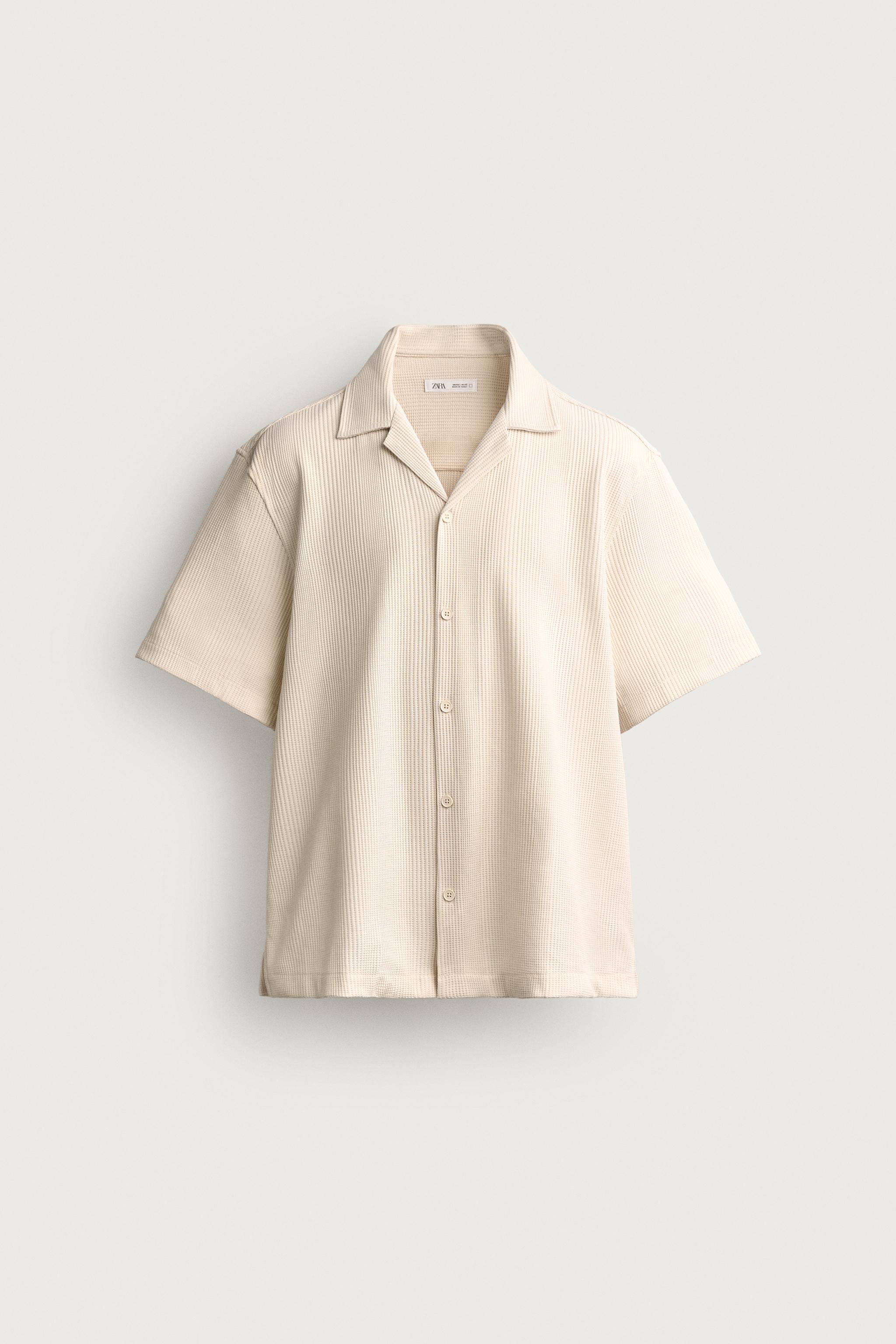 TEXTURED REGULAR FIT SHIRT