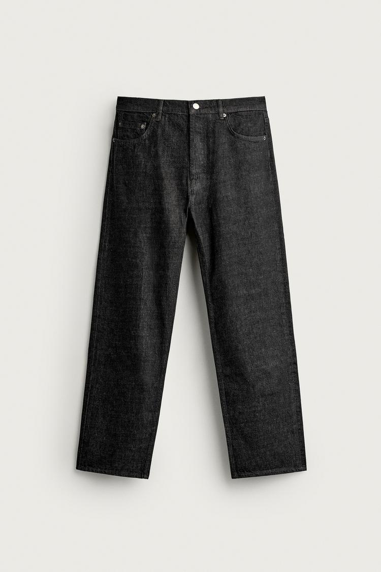 Jeans straight fit mezcla algodon