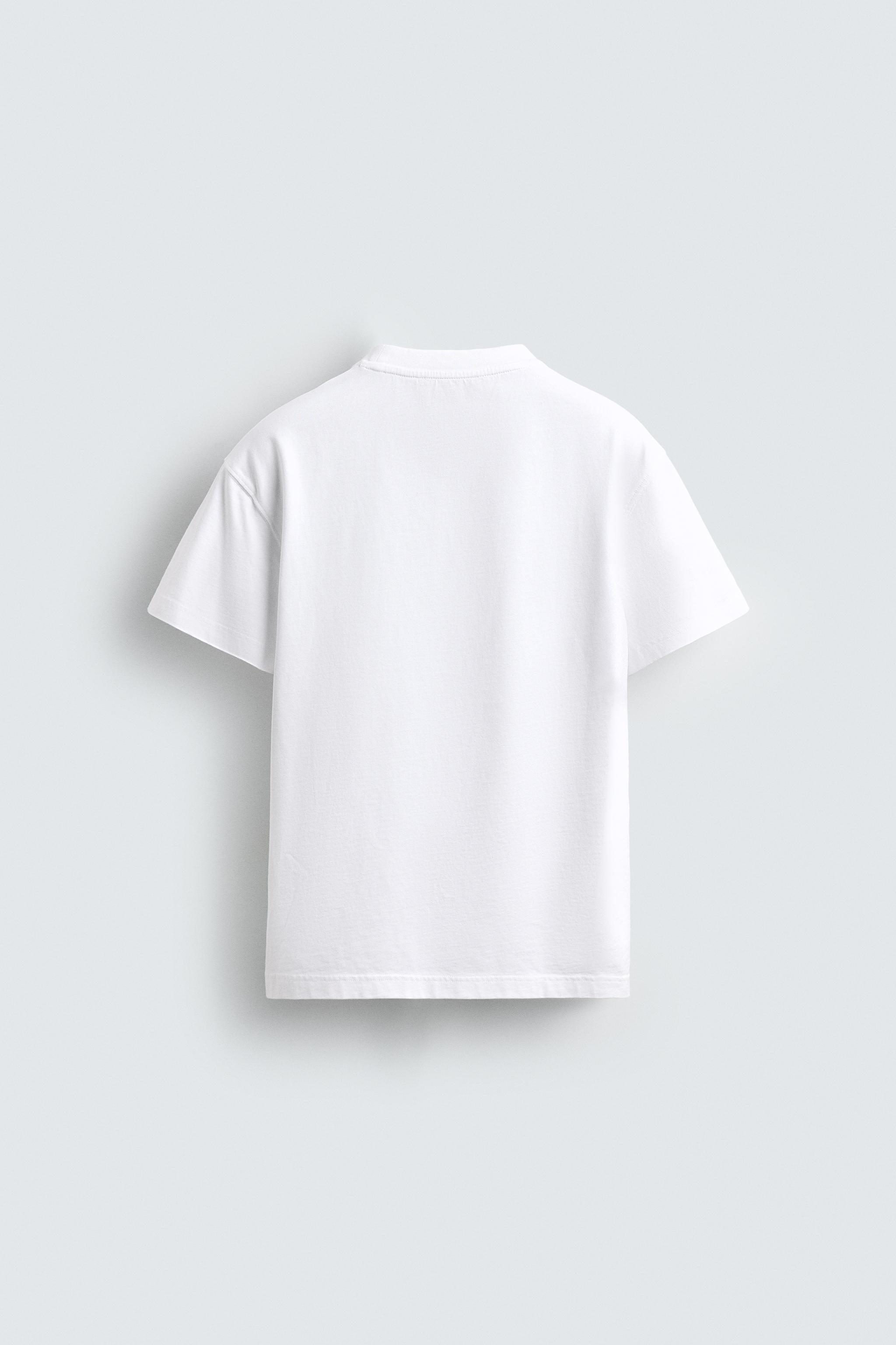 ZARA 白Tシャツ 80´S FIT LIMITED EDITION T-SHIRT - White | ZARA United States