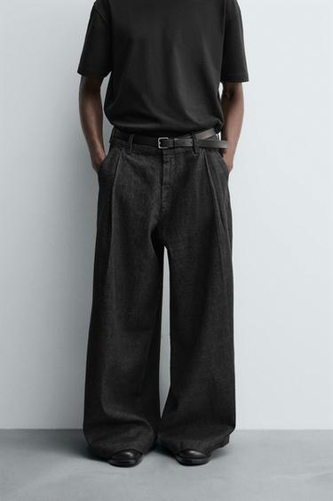 FLARE FIT JEANS - Black by Zara