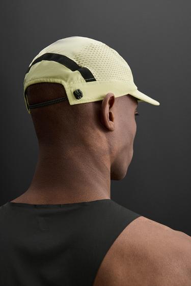 PERFORATED TECHNICAL CAP - Light lime green by Zara - Image 2