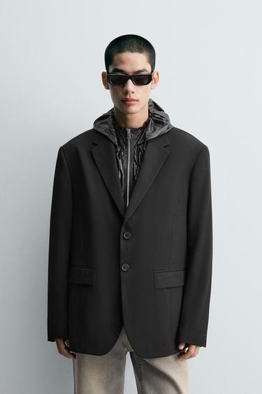 OVERSIZE FIT BLAZER - Black by Zara