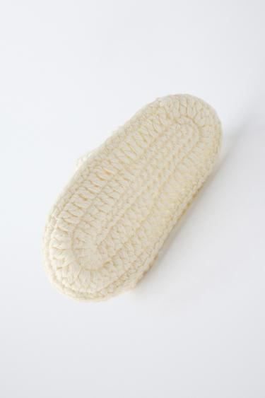 CHAUSSONS CŒURS - Blanc écru de Zara - Image 6