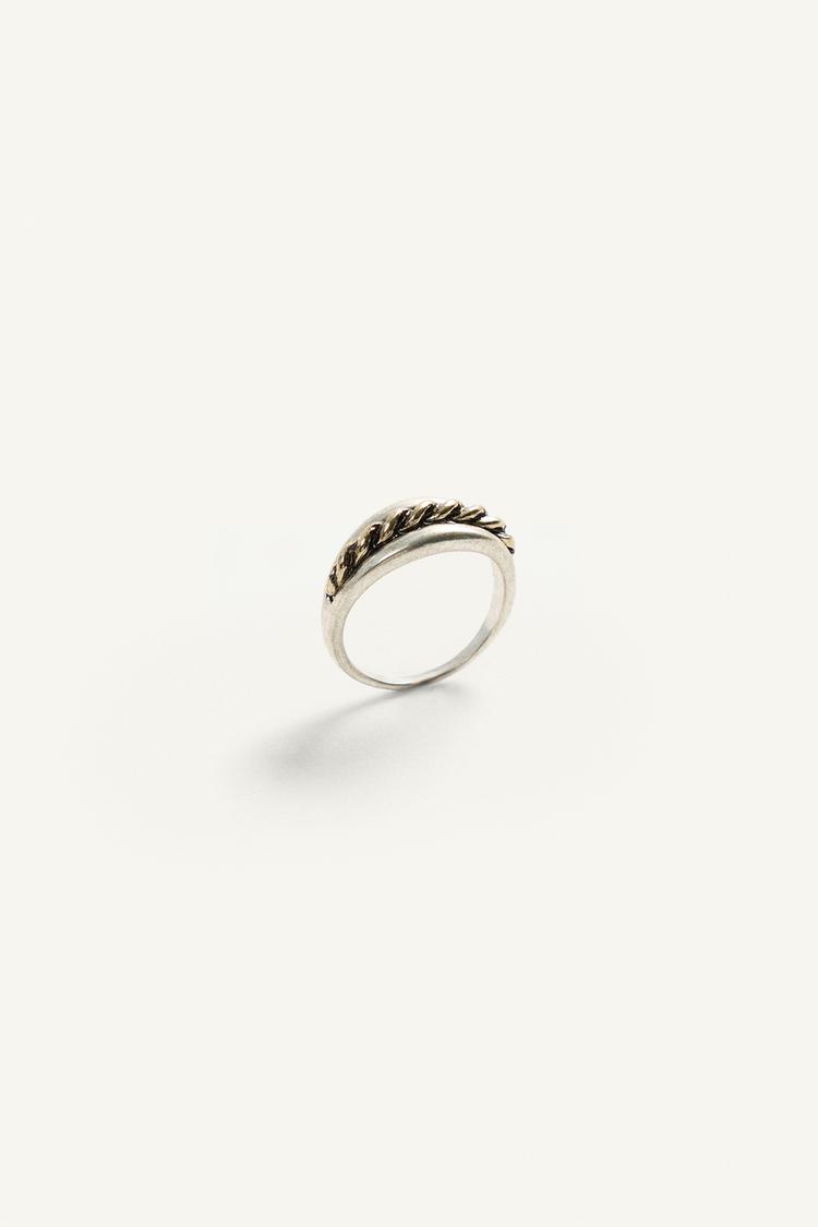 Anillo metalico contraste