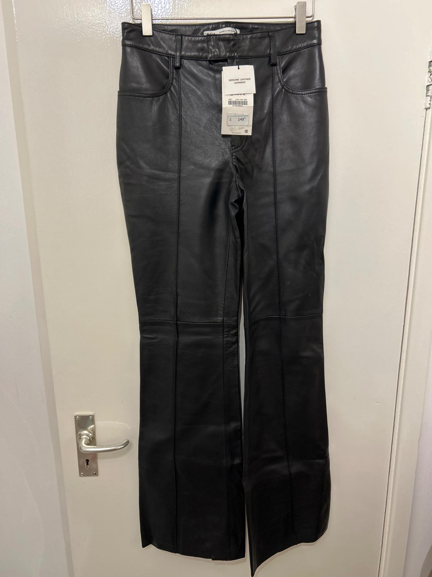 FLARED LEATHER TROUSERS - LIMITED EDITION